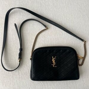 Gaby Mini YSL Crossbody Bag in Quilted Leather